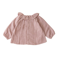 Load image into Gallery viewer, Organic Cotton Muslin Long Sleeve Top - Ash Pink
