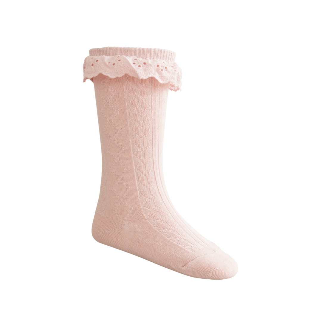 Pointelle Knee High Sock - Fairy