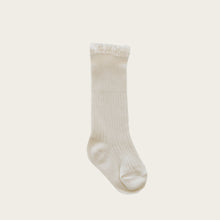 Load image into Gallery viewer, Frill Sock - Milk (4461976584254)