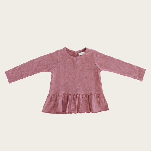 Organic Cotton Bailey Top - Berry Fizz