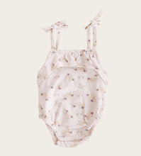 Load image into Gallery viewer, Organic Cotton Muslin Luna Playsuit - Sweet Pea Floral
