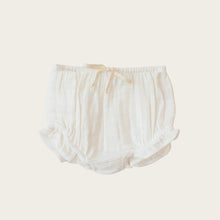 Load image into Gallery viewer, Organic Cotton Muslin Frill Bloomer - Natural