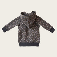Load image into Gallery viewer, Poppy Hooded Zip Up Sweat Top - Peony Floral