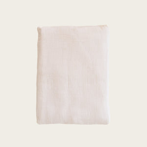 Organic Cotton Muslin Wrap Blanket - Blush