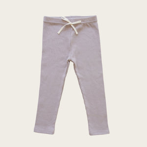 Organic Cotton Rib Pant - Dove