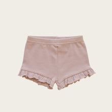 Load image into Gallery viewer, Organic Cotton Frill Rib Short - Rose Ash