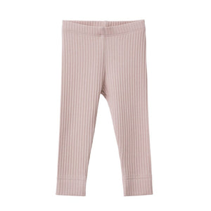 Cotton Modal Leggings - Blush
