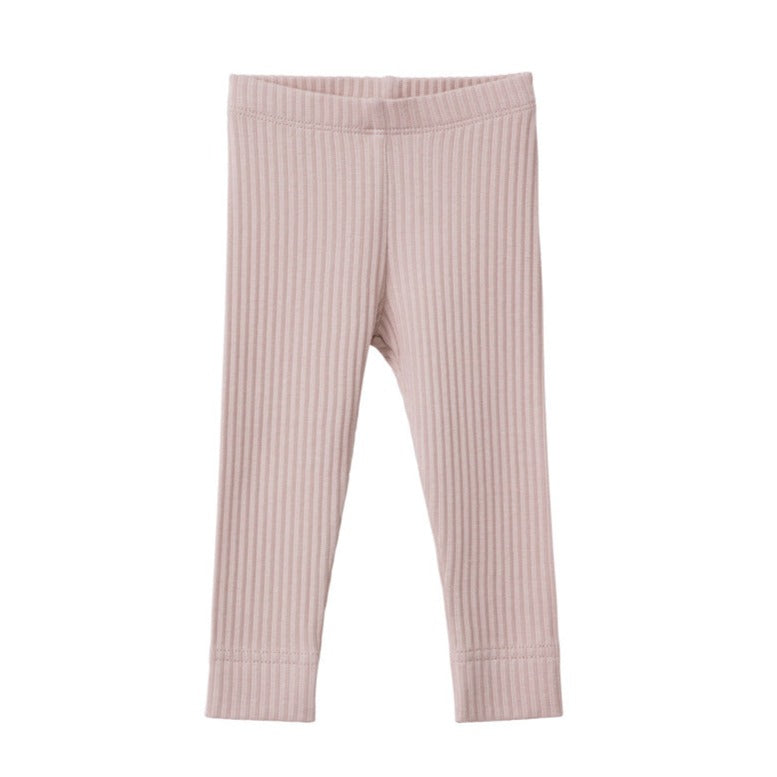 Cotton Modal Leggings - Blush