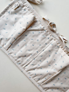 QUILTED BED POCKETS - PETIT BISOU BLUE