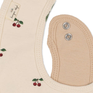 2 PACK BIBS - CHERRY