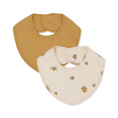 2 PACK BIBS - LEMON