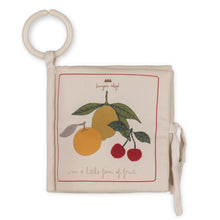 Load image into Gallery viewer, Organic Cotton Fruit Fabric Book