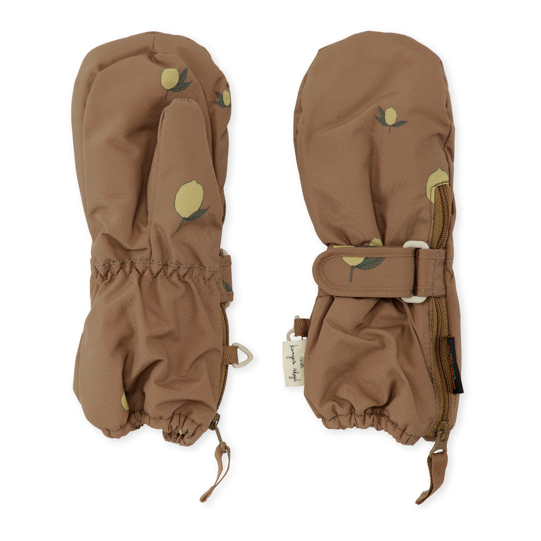 NOHR SNOW MITTENS - LEMON BROWN