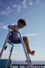 Load image into Gallery viewer, ASTER ONESIE - MARINIÈRE STRIPE
