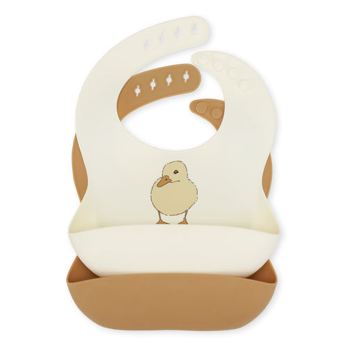 2 PACK SILICONE BIB - DUCKLING