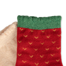 將圖片載入圖庫檢視器 2 PACK JACQUARD SOCKS - STRAWBERRY