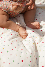 Load image into Gallery viewer, JUNIOR BEDDING GOTS - MULTI HEARTS