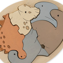 將圖片載入圖庫檢視器 DINOSAUR EGG WOOD PUZZLE