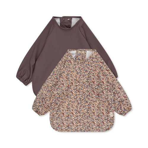 2 PACK DINNER BIB WITH SLEEVES - TOULOUSE/SPARROW