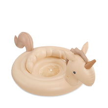Load image into Gallery viewer, Konges Sløjd baby pink unicorn swim ring with a colorful unicorn design for infants and toddlers.