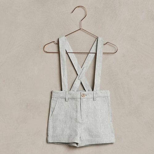 SUSPENDER SHORT | CHAMBRAY