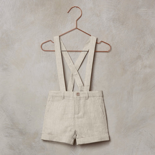 SUSPENDER SHORT | LINEN