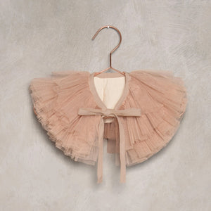 RUFFLE TULLE COLLAR | DUSTY ROSE