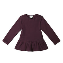 將圖片載入圖庫檢視器 Organic Cotton Fine Rib Elsa Top - Sugar Plum