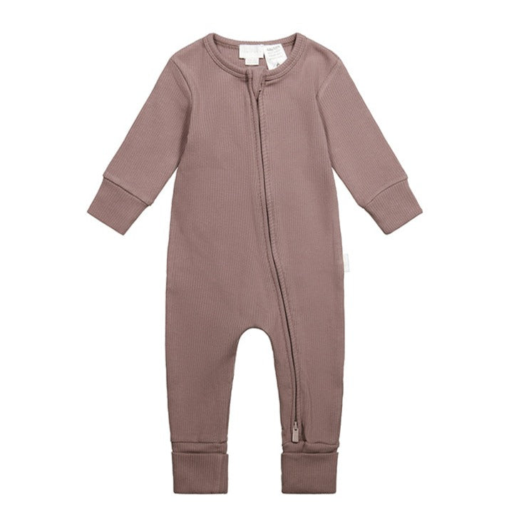 Organic Cotton Fine Rib Gracelyn Onepiece - Bloom