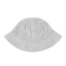 Load image into Gallery viewer, Organic Cotton Gingham Bucket Hat - Sky