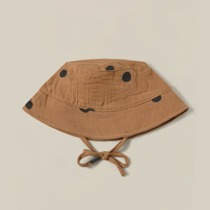Gold Dots Bucket Sun Hat