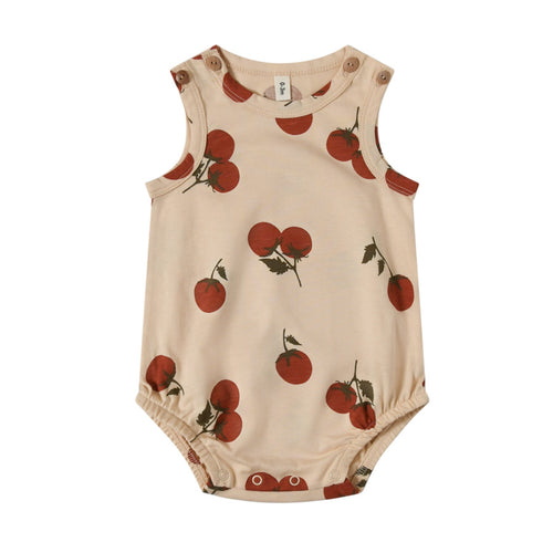 Tomato Sleeveless Bodysuit