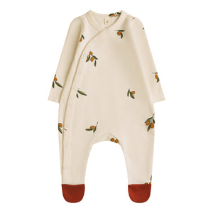 Olive Garden Oat Suit with contrast feet