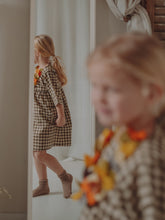 Load image into Gallery viewer, Olive Gingham Bella Dress