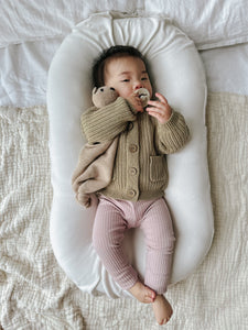 Cotton Modal Leggings - Blush