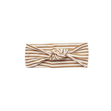Load image into Gallery viewer, KNOTTED HEADBAND | WALNUT STRIPE