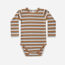 Load image into Gallery viewer, RIBBED LONGSLEEVE BODYSUIT | MULTI-STRIPE