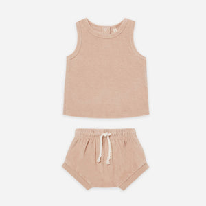 TERRY TANK + SHORT SET | BLUSH