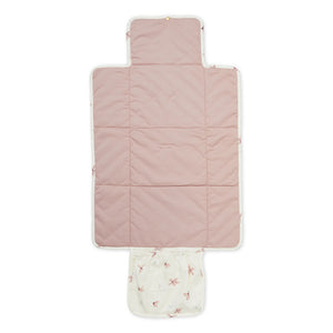 Changing Mat, Quilted - OCS Windflower Creme