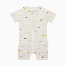 Load image into Gallery viewer, Rainbow Zip Summer Sleepsuit
