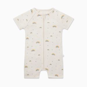 Rainbow Zip Summer Sleepsuit