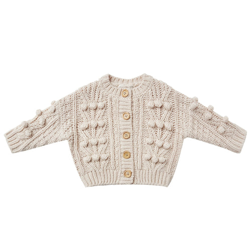 BOBBLE CARDIGAN || STONE