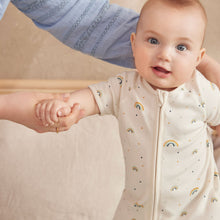 Load image into Gallery viewer, Rainbow Zip Summer Sleepsuit