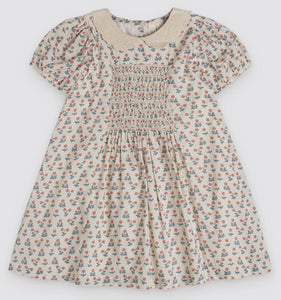 Ruby Smocked Dress - calico floral