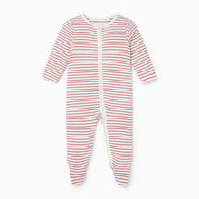 Load image into Gallery viewer, Ruby Stripe Clever Zip Sleepsuit