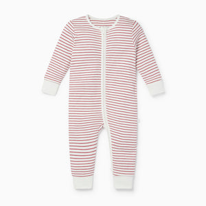 Ruby Stripe Clever Zip Sleepsuit