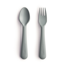 將圖片載入圖庫檢視器 Dinnerware Fork and Spoon Set (Sage)