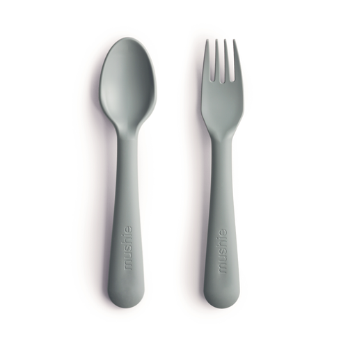 Dinnerware Fork and Spoon Set (Sage)