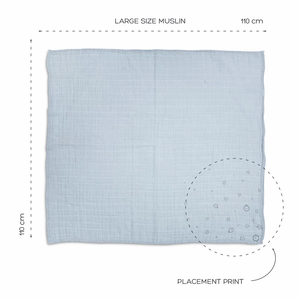 Pre-Washed Large Muslin Swaddle - Blush