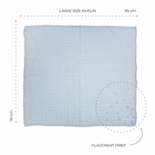Load image into Gallery viewer, Pre-Washed Large Muslin Swaddle - White